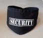 Preview: Tuch mit Druckknopf Security schwarz Hundehalstuch